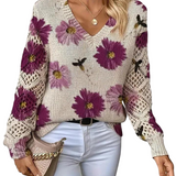 Nia | Pulover Floral Elegant