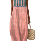 Fern™ | Rochie Midi Pastel Stripe