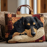 Madison | Geantă de zi, quilted, realizată manual