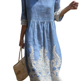 Ámbar | Rochie Florală Elegantă