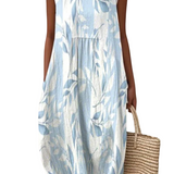 Ivy™ | Rochie Midi cu Imprimare cu Frunze