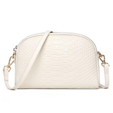 Cora | Belle mini geantă crossbody din piele ecologică cu model crocodil