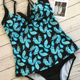 Cascada | Costum de baie Paisley care acoperă abdomenul