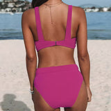 Hilde – Costum de baie simplu cu talie înaltă