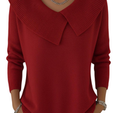 Lucia | Pulover Cald cu Guler Moale