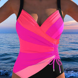 Costum de baie de lux cu imprimeu colorat