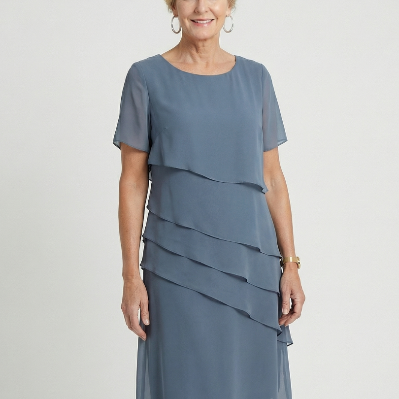 Bea | Rochie Midi Moale cu Contur