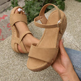 Narcisa - Sandale elegante cu talpă înaltă comfort