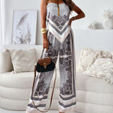 Helen | Set Elegant cu Talie Înaltă și Pantaloni pentru Vară