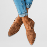 Hortensia - Pantofi ortopedici de casa din suede moale