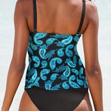 Cascada | Costum de baie Paisley care acoperă abdomenul