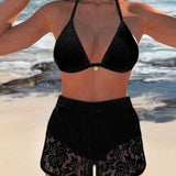 Lana® | Set de bikini din dantelă elegant