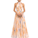 Ioana | Rochie Halter Acuarelă