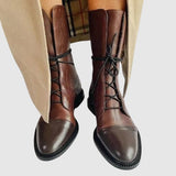 Nora - Botine Elegante din Piele