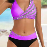 Mona – Bikini imprimat în tonuri calde