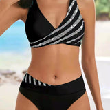 Mona – Bikini imprimat în tonuri calde