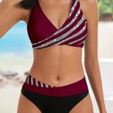 Mona – Bikini imprimat în tonuri calde