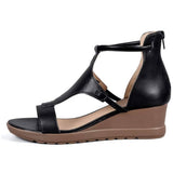 Iulia - Sandale Ortopedice Confortabile cu Toc Wedge