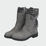 Ilka - Botine elegante din velur