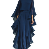 Elyssa - Set Elegant Din șifon Cu Volane