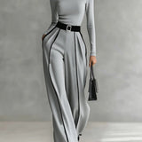 Vera™ - Set elegant cu detalii contrastante