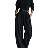 Lisa™ - Set negru din 2 piese cu curea