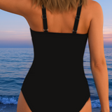 Costum de baie de lux cu imprimeu colorat