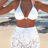 Lana® | Set de bikini din dantelă elegant