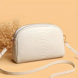 Cora | Belle mini geantă crossbody din piele ecologică cu model crocodil