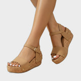 Narcisa - Sandale elegante cu talpă înaltă comfort