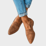 Hortensia - Pantofi ortopedici de casa din suede moale