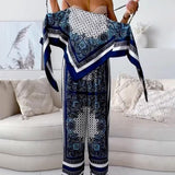 Helen | Set Elegant cu Talie Înaltă și Pantaloni pentru Vară