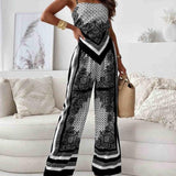 Helen | Set Elegant cu Talie Înaltă și Pantaloni pentru Vară