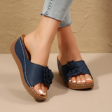 Nicoleta - Sandale cu decupaj floral confortabile