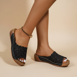 Lavinia - Sandale cu Design Floral Chic