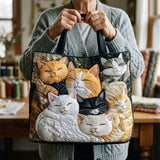 Charlotte | Geantă de zi, quilted, lucrată manual
