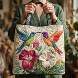 Nadia | Geantă moale, quilted, lucrată manual