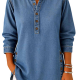 Paloma | Cămașă Denim Casual Morbida