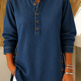 Paloma | Cămașă Denim Casual Morbida