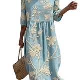 Kelsey | Rochie Florală Elegantă
