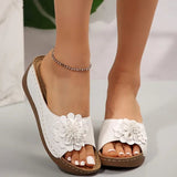 Nicoleta - Sandale cu decupaj floral confortabile